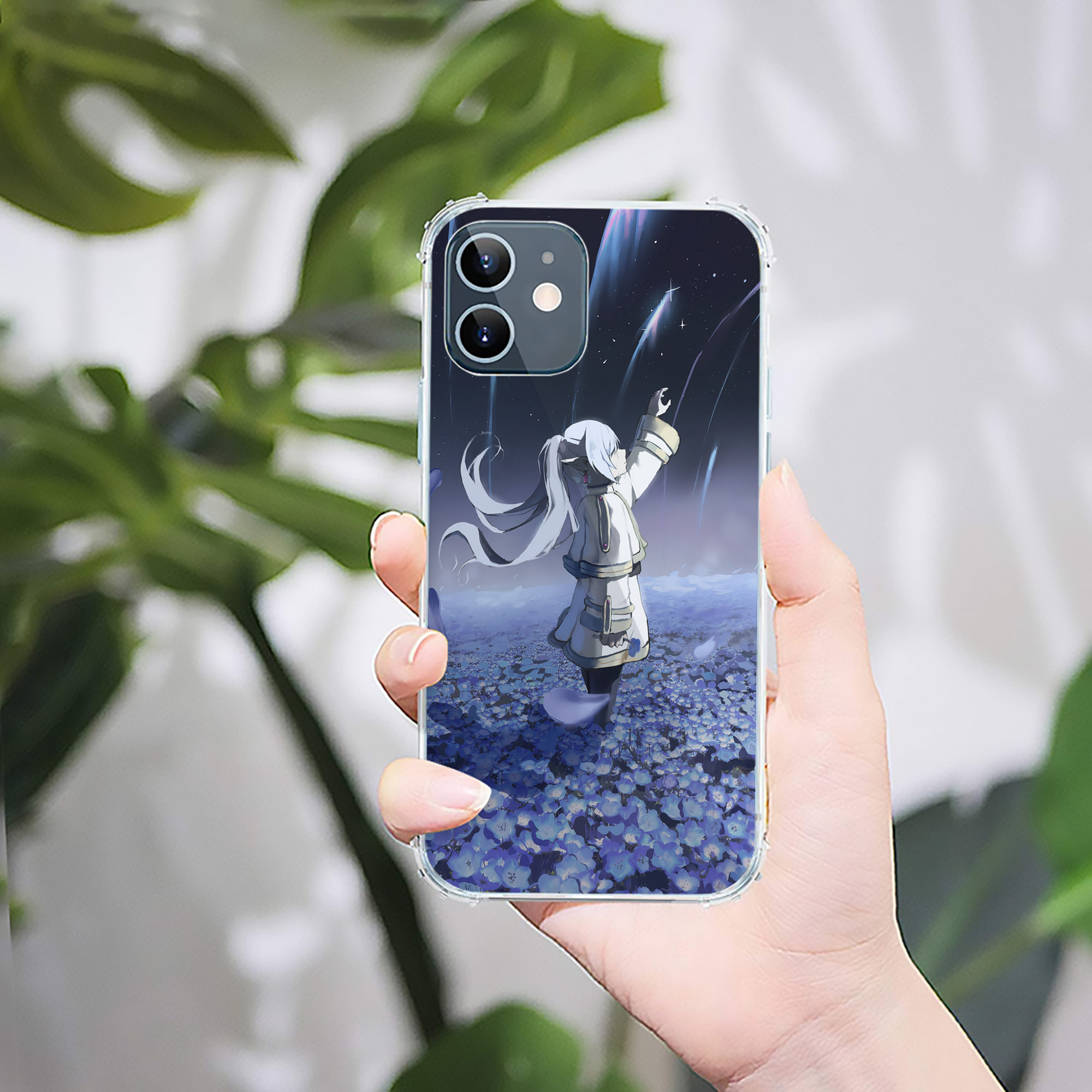 （画像用） 葬送のフリーレン Frieren 【iPhone 12シリーズ対応】透明スマホケース（クリアソフトケース）
